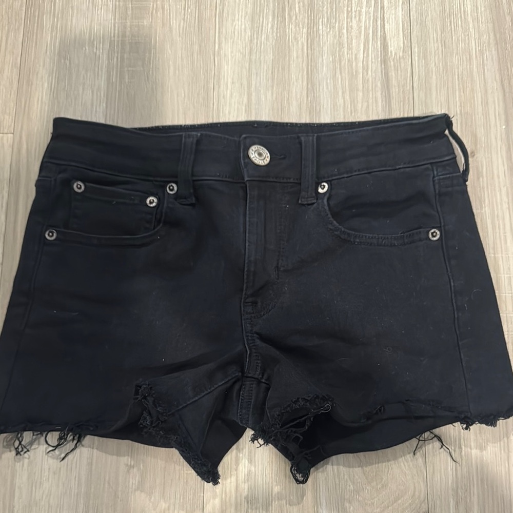 American Eagle Black Denim Women's Shorts